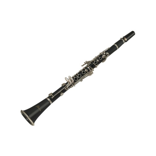 DIMAVERY K-17 Clarinetto in Sib, 17 Valvole, Sistema Böhm, Plastica Spazzolata
