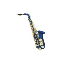 DIMAVERY SP-30 Sassofono Contralto Blu | Strumento Musicale Professionale con Suono Equilibrato