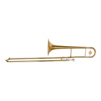 DIMAVERY TT-300 Trombone Tenor B Oro con Campana in Ottone Temprato