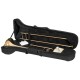 DIMAVERY TT-300 Trombone Tenor B Oro con Campana in Ottone Temprato
