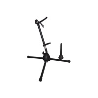 DIMAVERY Supporto Nero per Sassofono e Clarinetto con Piedini Ribaltabili