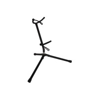 DIMAVERY Supporto per Sassofono Nero - Stabile, Pratico e di Alta Qualità