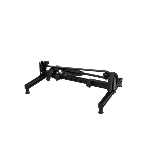 DIMAVERY Supporto Nero per Eufonio/Baritono con Rivestimento di Qualità e Piedini in Gomma