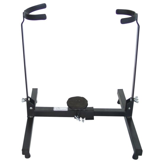 DIMAVERY Supporto Nero per Eufonio/Baritono con Rivestimento di Qualità e Piedini in Gomma