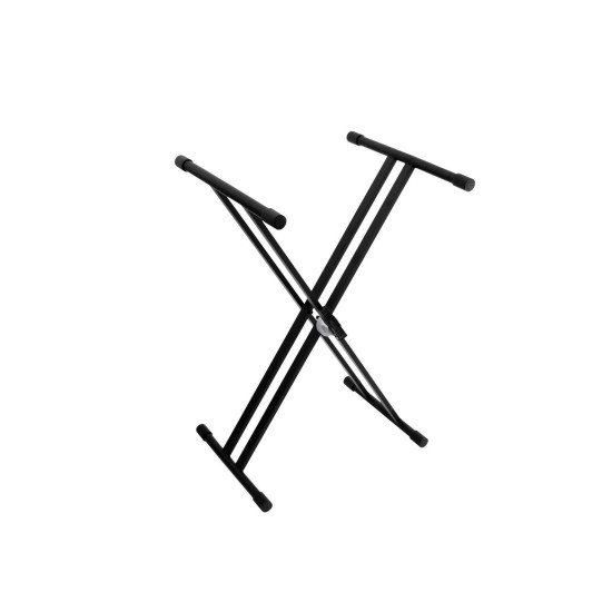 Supporto per Tastiera DIMAVERY SV-1 con Chiusura a Strappo - Treppiede Stabile in Acciaio