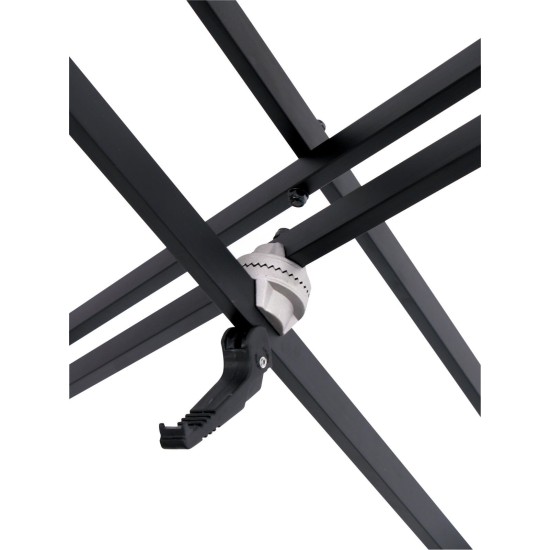 Supporto per Tastiera DIMAVERY SV-1 con Chiusura a Strappo - Treppiede Stabile in Acciaio