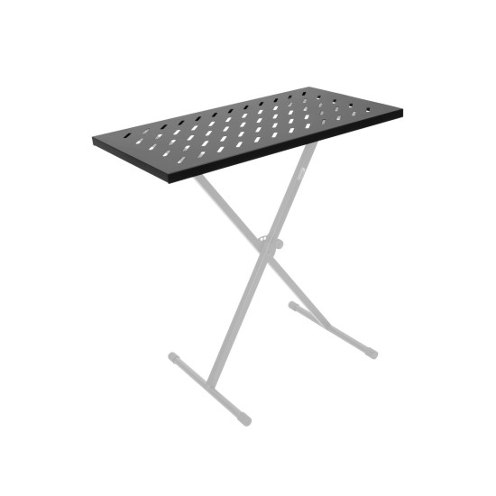 OMNITRONIC TPK-1 Ripiano da Tavolo per Supporto Tastiera - Accessorio in Acciaio Nero