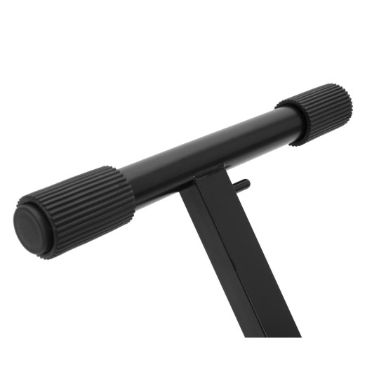 DIMAVERY SL-2EU Supporto per Tastiera Regolabile in Acciaio, Nero, Carico 30 kg