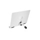 Supporto Spartiti Professionale DIMAVERY OP-1 Bianco - Altezza Regolabile, Design Compatto