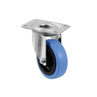 ROADINGER Ruota Girevole 100mm Blue Wheel - Alta Capacità di Carico