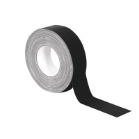 Nastro Adesivo Gaffa Tape Pro Nero Opaco 50mm x 50m per Tecnologia Eventi