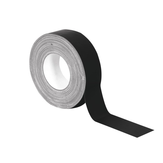 Nastro Adesivo Gaffa Tape Pro Nero Opaco 50mm x 50m per Tecnologia Eventi
