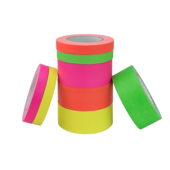 Nastro Adesivo Gaffa 50mm x 25m Verde Fluo - Luminoso Sotto Luce UV