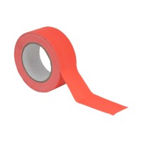 Nastro Gaffa UV Arancione Fluo 50mm x 25m - Alta Luminosità per Decorazioni e Marcature
