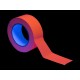 Nastro Gaffa UV Arancione Fluo 50mm x 25m - Alta Luminosità per Decorazioni e Marcature