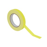 Nastro Gaffa Tape 19mm x 25m Giallo Fluo UV Attivo per Decorazioni e Marcature