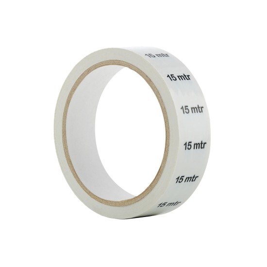 Marcatura Cavi 15m Bianca - Nastro Adesivo PVC Resistente per Identificazione Rapida