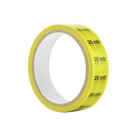 Accessori per Marcatura Cavi 20m Giallo - Nastro Adesivo PVC Resistente