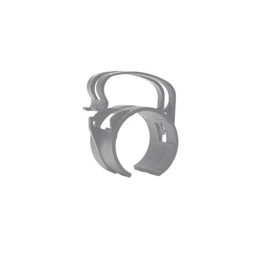 SNAP Morsetto di Fissaggio Argento Chiaro 4x per Gestione Cavi