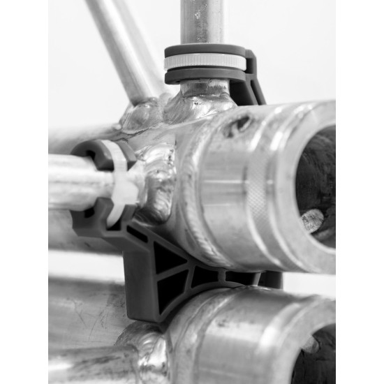 SNAP Stack Nero 16mm per Traverse a 4 Punti - Impilamento Efficiente