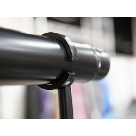 Paratraversa Nera 8x SNAP - Set Professionale Tubo 50 mm per Illuminazione