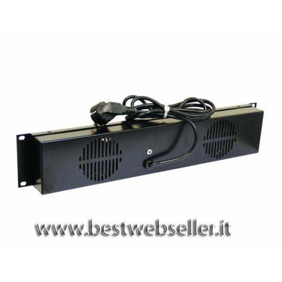 19 Pannello Frontale w.2 fans wired, 2 U 19 Pannello Frontale w.2 fans wired, 2 U