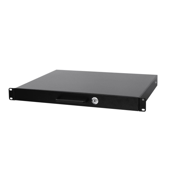 Cassetto Rack Omnitronic 1HU con Serratura per Attrezzature Audio e Luci