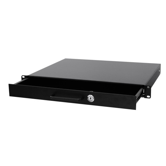 Cassetto Rack Omnitronic 1HU con Serratura per Attrezzature Audio e Luci