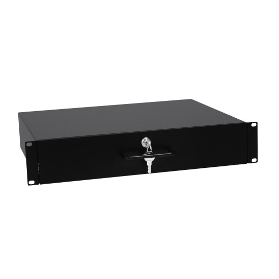 Cassetto Rack con Serratura Omnitronic 2U - Accessorio Professionale per Sistemi Audio