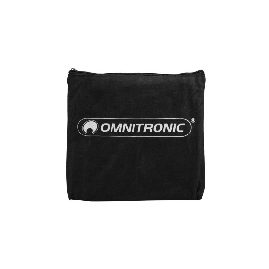 OMNITRONIC SLR-X2 Supporto Flessibile per Laptop con Borsa - Altezza Regolabile e Design Aperto