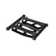 OMNITRONIC SLR-X2 Supporto Flessibile per Laptop con Borsa - Altezza Regolabile e Design Aperto
