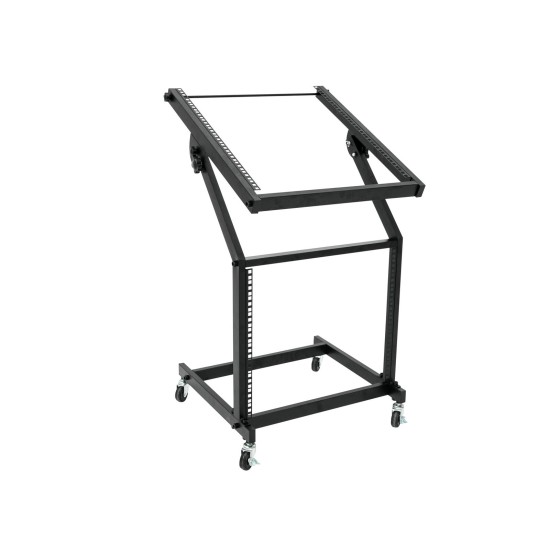Rack Stand Regolabile 12U/10U con Ruote - Soluzione Robusta per Installazioni Fisse