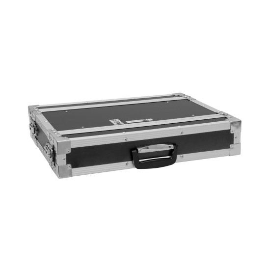 ROADINGER Rack per Effetti CO DD 1U, Nero, Profondità 24 cm - Custodia Professionale