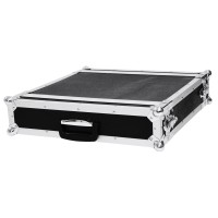 ROADINGER Rack per Effetti CO DD 2U Nero, Profondità 40cm - Case Professionale