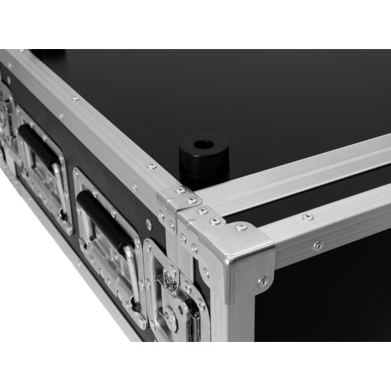 ROADINGER Rack PRO 4HU 45 cm - Case Professionale in Legno Multistrato con Doppia Porta
