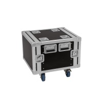 ROADINGER Rack PRO 8U con Rotelle - Struttura in Betulla e Profilo in Alluminio