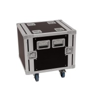 ROADINGER Rack PRO 10U con Ruote Girevoli, Multistrato di Betulla 45 cm