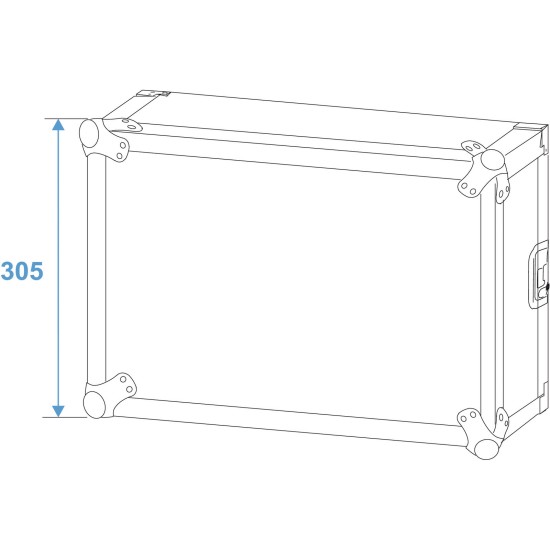 Amplificatore Rack PR-2 6U - Flight Case Professionale per Unità 19