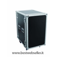 Amplificatore Rack PR-2ST 18U con Ruote, 55cm Profondità - Flight Case Professionale