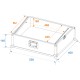 Custodia per Mixer Pro B 19 Sloping 8U Nero - Flight Case Professionale