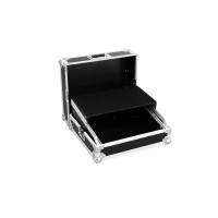 Custodia per Mixer e Laptop Pro LS, 19'' Tray Nero - Flight Case Professionale