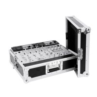 ROADINGER Custodia Rack Professionale per Mixer 8U, Profilo Inclinabile, Nero