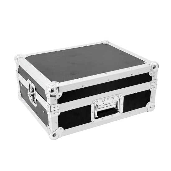 ROADINGER Custodia Rack Professionale per Mixer 8U, Profilo Inclinabile, Nero