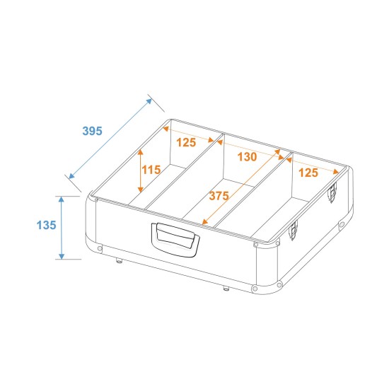 Custodia CD in Alluminio Lucido per 100 CD - Alta Qualità