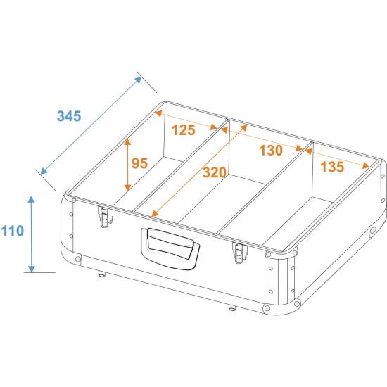 Valigia Borsa Valigetta Per Dj Porta Cd Dvd Psp Mp3 cDj 