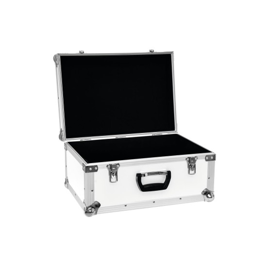 ROADINGER Flightcase Universale Pro 52x36x29 cm Bianco - Custodia Professionale per Attrezzature
