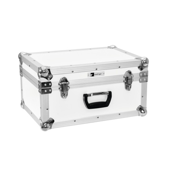 ROADINGER Flightcase Universale Pro 52x36x29 cm Bianco - Custodia Professionale per Attrezzature