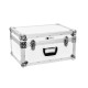 ROADINGER Flightcase Universale Pro 52x36x29 cm Bianco - Custodia Professionale per Attrezzature