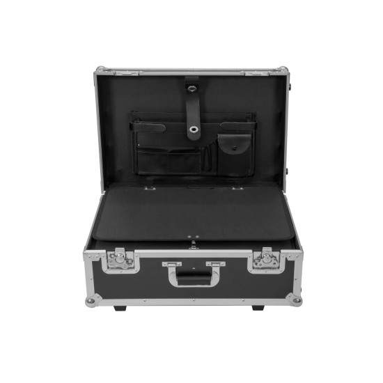 ROADINGER Custodia Universale G-2 con Trolley e Pareti Divisorie - Valigia Nera in Legno Multistrato