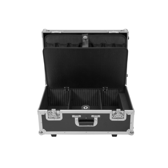 ROADINGER Custodia Universale G-2 con Trolley e Pareti Divisorie - Valigia Nera in Legno Multistrato